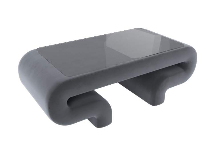 Стол Волна Велюр SEVEN 17 серый-4