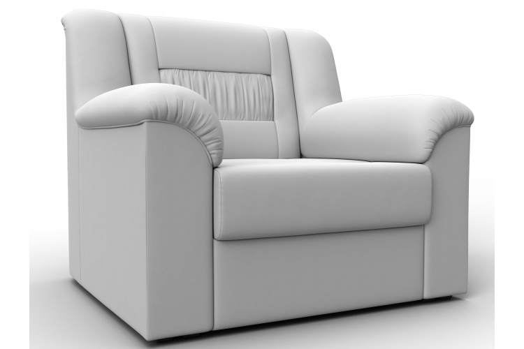 Кресло Карелия Экокожа Белый