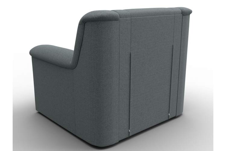 Кресло Карелия Рогожка Амур 07 серый-4