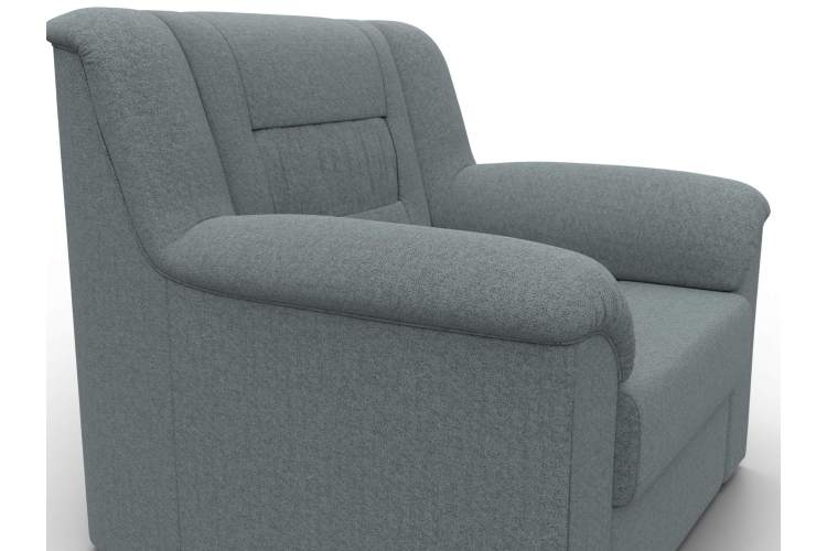 Кресло Карелия Рогожка Амур 07 серый-3