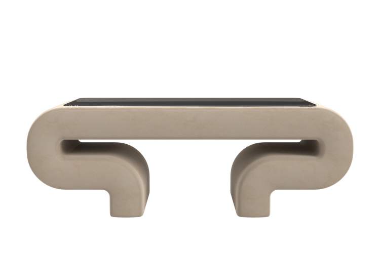 Стол Волна Велюр SEVEN 729 бежевый-1