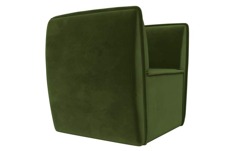 Кресло Бергамо Микровельвет Зеленый-2