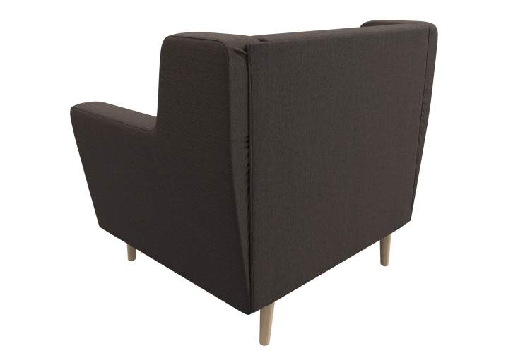 Кресло Брайтон Рогожка Амур 05 коричневый-5