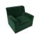 Кресло Карелия Велюр SEVEN 626 зеленый