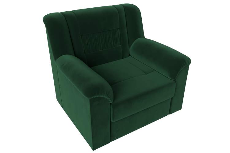 Кресло Карелия Велюр SEVEN 626 зеленый-4