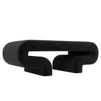 Журнальный стол Стол Волна Велюр SEVEN 35 черный