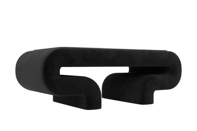 Стол Волна Велюр SEVEN 35 черный