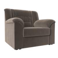 Кресло Карелия Велюр SEVEN 727 коричневый