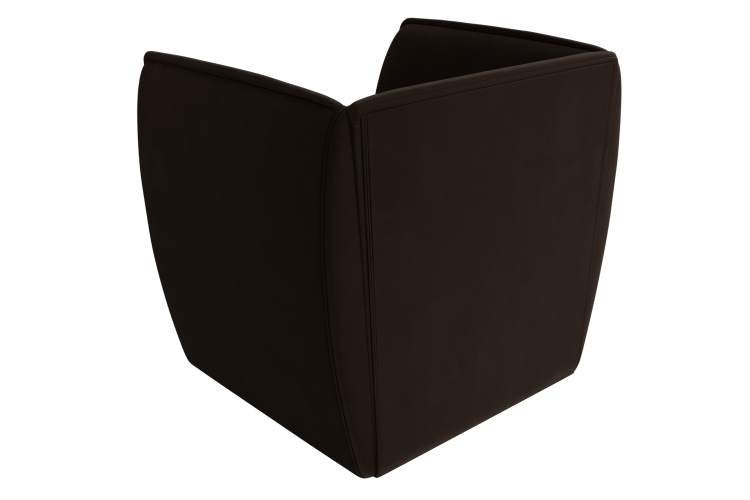 Кресло Бергамо Микровельвет Коричневый-5
