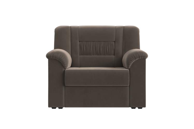 Кресло Карелия Велюр SEVEN 727 коричневый-1