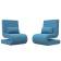 Кресло Волна (2 шт.) Рогожка Амур 10 голубой