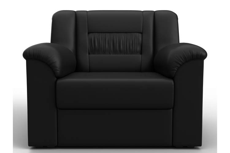 Кресло Карелия Экокожа Черный-1