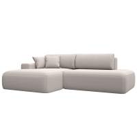 Диван угловой Лига-036 НПБ Модерн левый угол Замша JOLY 05 бежевый