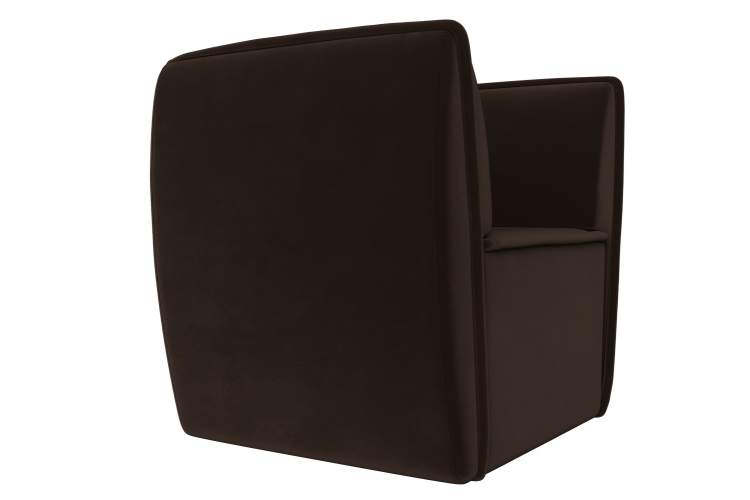 Кресло Бергамо Микровельвет Коричневый-2