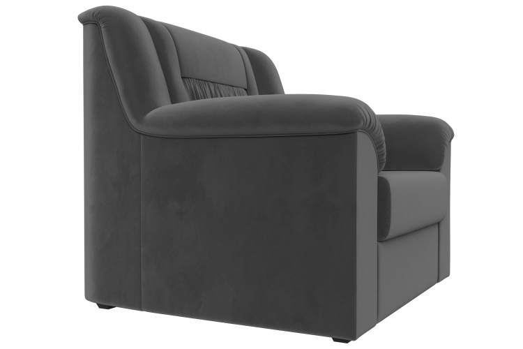 Кресло Карелия Велюр SEVEN 17 серый-2