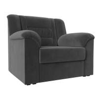 Кресло Карелия Велюр SEVEN 17 серый