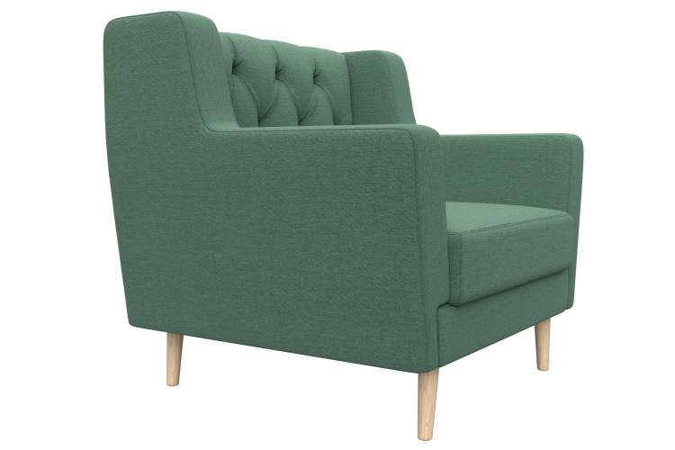 Кресло Брайтон Люкс Рогожка Амур 11 зеленый-2