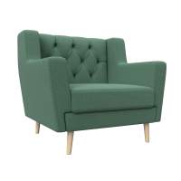 Кресло Брайтон Люкс Рогожка Амур 11 зеленый