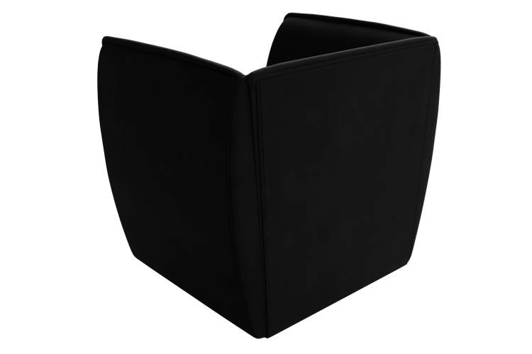 Кресло Бергамо Микровельвет Черный-5