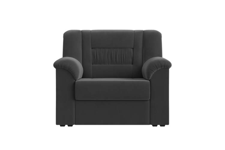 Кресло Карелия Велюр SEVEN 17 серый-1