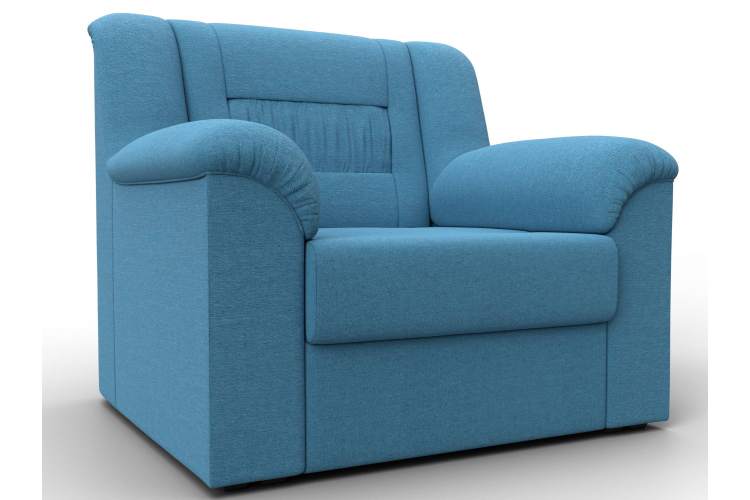 Кресло Карелия Рогожка Амур 10 голубой