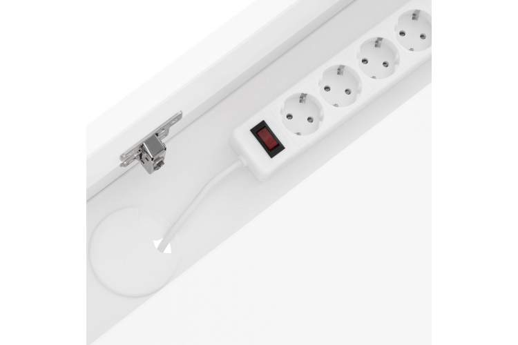 Письменный стол КЫМОР 121x47 Черный/Светло-коричневый-10