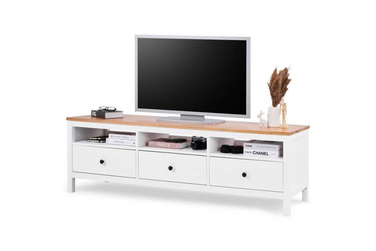 ТВ-тумба КЫМОР 183 Белый/Светло-коричневый