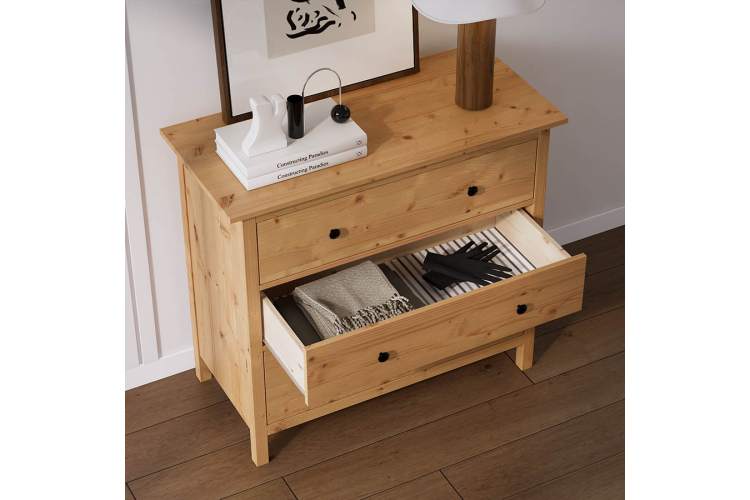 Комод КЫМОР 3 ящика Светло-коричневый-3