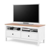 ТВ-тумба КЫМОР 124 Белый/Светло-коричневый