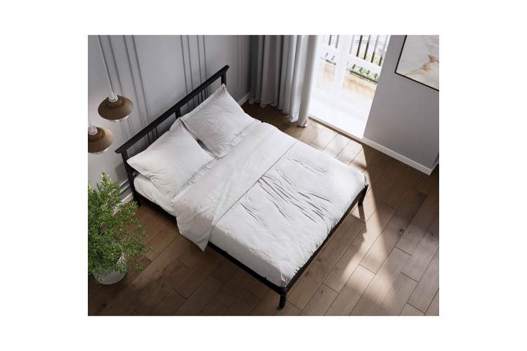 Кровать ВОЙВЫВ 160x200 Черный-4