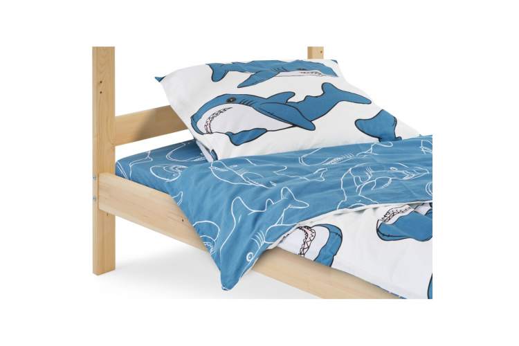 Двухъярусная кровать ИКЕА деревянная ОШ 90x200 Без отделки-7