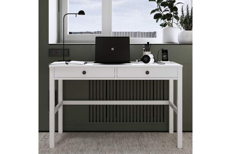 Письменный стол КЫМОР 121x47 Черный/Светло-коричневый-2