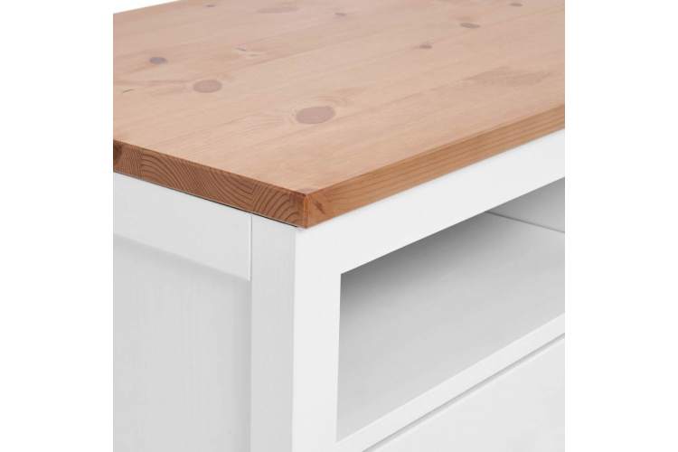 ТВ-тумба КЫМОР 148 Белый/Светло-коричневый-6