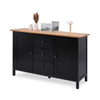 Сервант КЫМОР Черный/Светло-коричневый