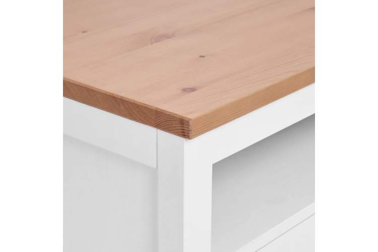 ТВ-тумба КЫМОР 124 Белый/Светло-коричневый-6