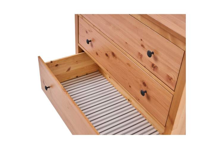 Комод КЫМОР 3 ящика Светло-коричневый-6