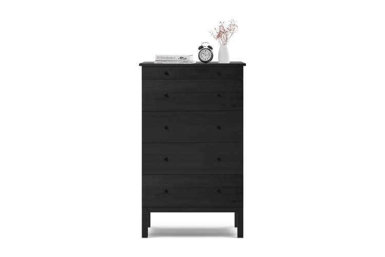 Комод ТИРАНА 5 ящиков 79 Черный-1