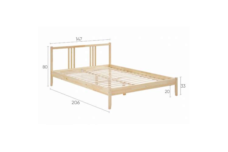 Кровать УСКАР 140х200 Без отделки-11