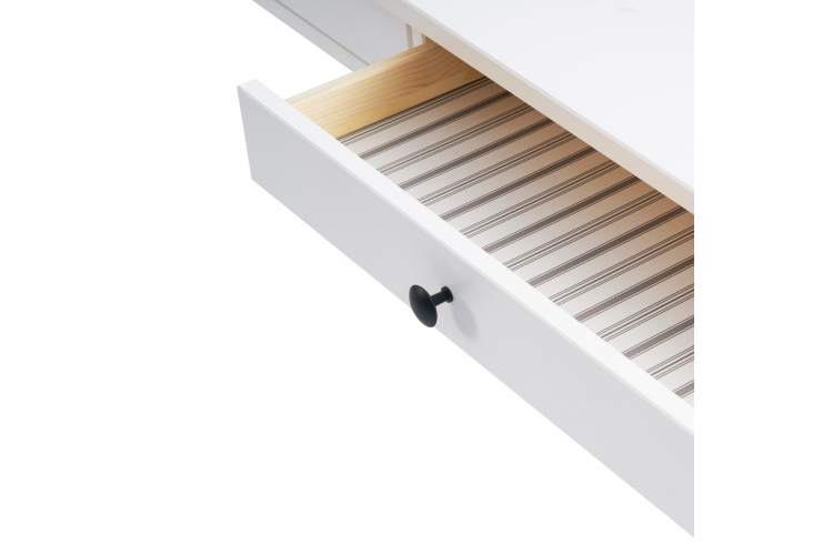 Письменный стол КЫМОР 121x47 Черный/Светло-коричневый-9