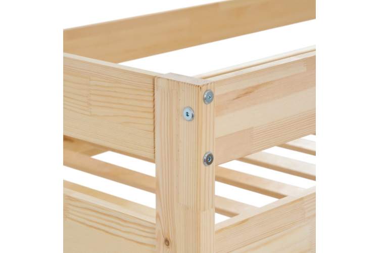 Двухъярусная кровать ИКЕА деревянная ОШ 90x200 Без отделки-8