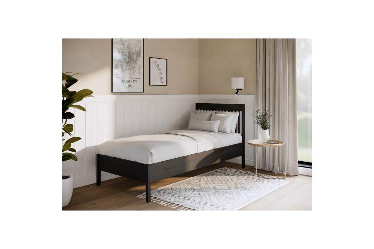 Кровать ИЛЕКСА 90х200 Черный-2