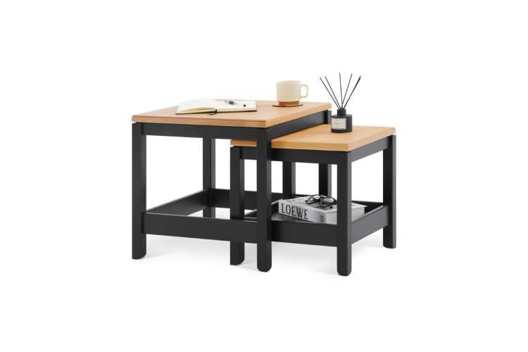 Комплект столиков КОДЗУВ Черный/Светло-коричневый