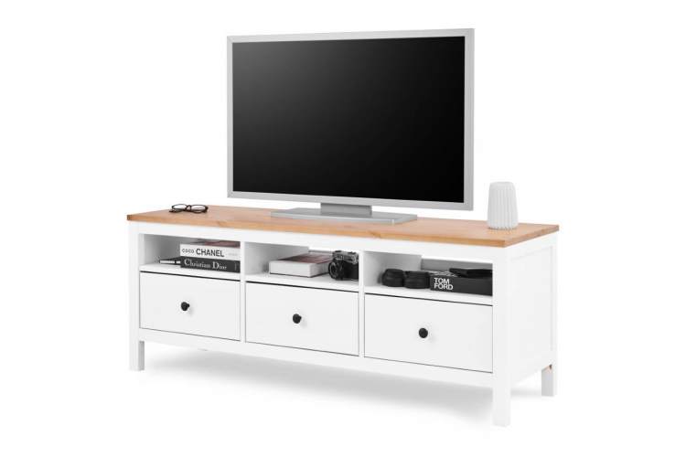 ТВ-тумба КЫМОР 148 Белый/Светло-коричневый