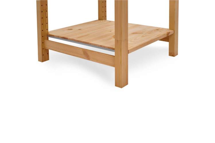 Этажерка УДОРА 5 полок 49х210х50 Светло-коричневый-7