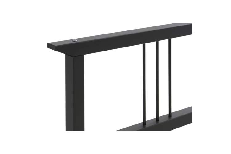 Кровать ВОЙВЫВ 160x200 Черный-9