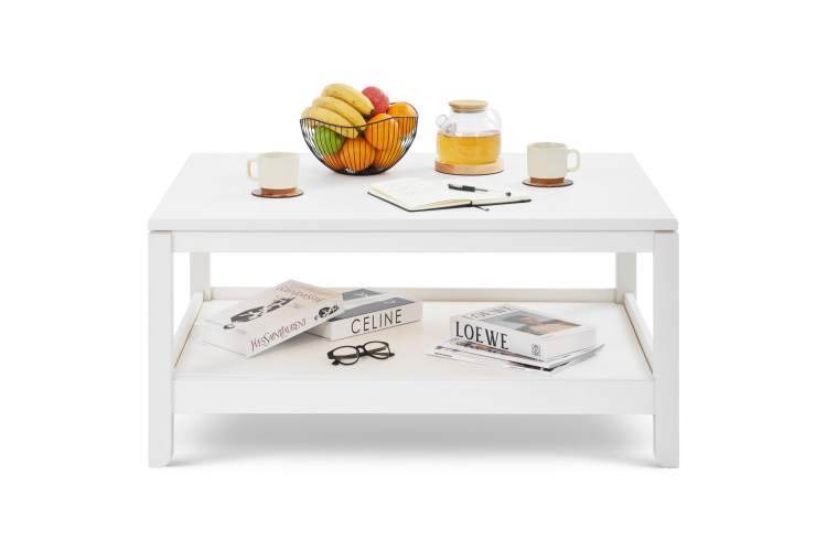 Журнальный стол КОДЗУВ 100x75 Белый-1