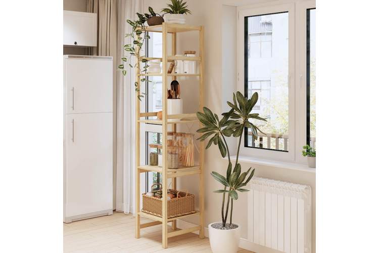 Этажерка УДОРА 5 полок 49х210х50 Без отделки-2