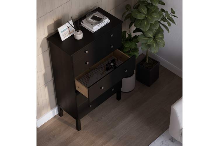 Комод ТИРАНА 5 ящиков 79 Черный-4