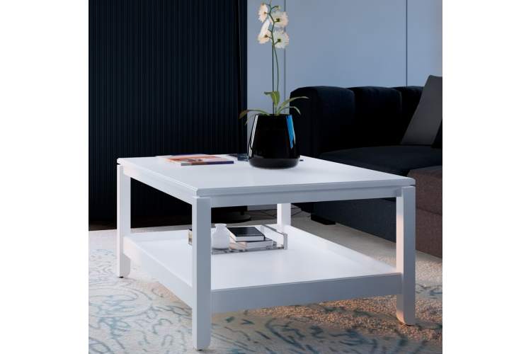 Журнальный стол КОДЗУВ 100x75 Белый-3