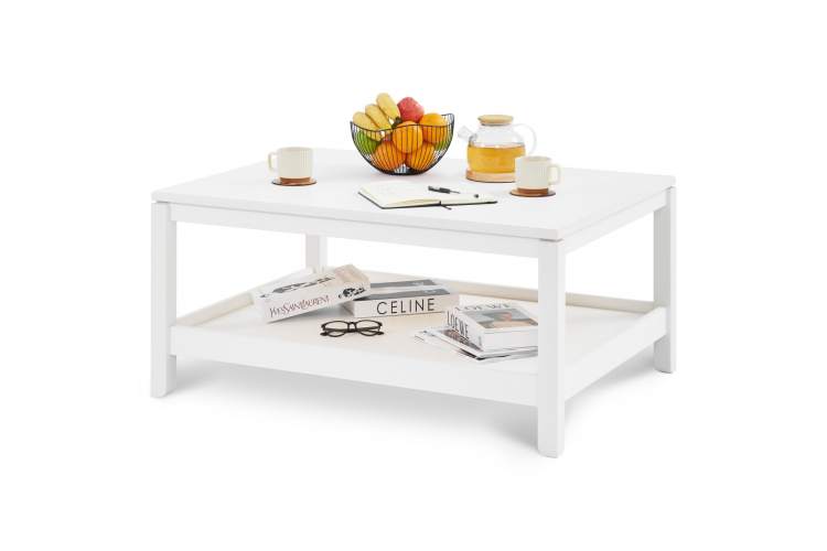 Журнальный стол КОДЗУВ 100x75 Белый